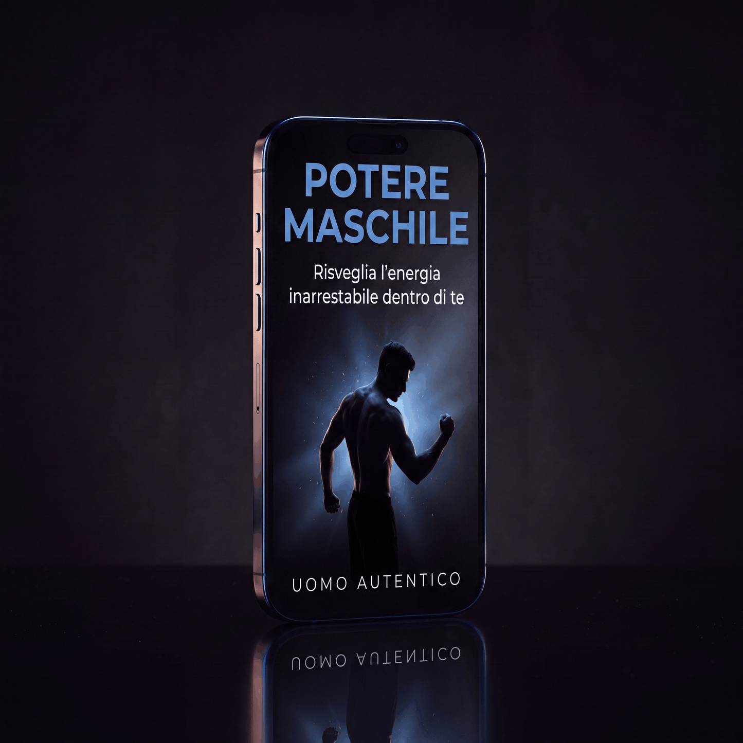 Copertina ebook Potere Maschile su iPhone, forza interiore ed energia maschile