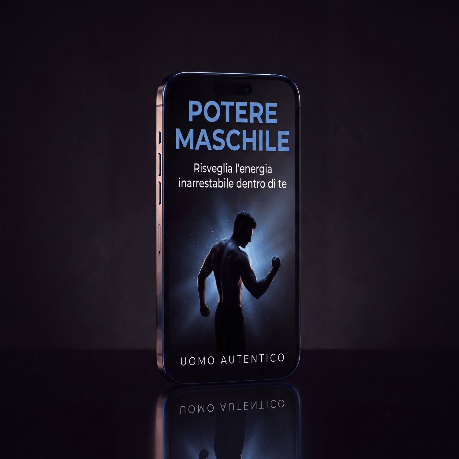 Copertina ebook Potere Maschile su iPhone, forza interiore ed energia maschile