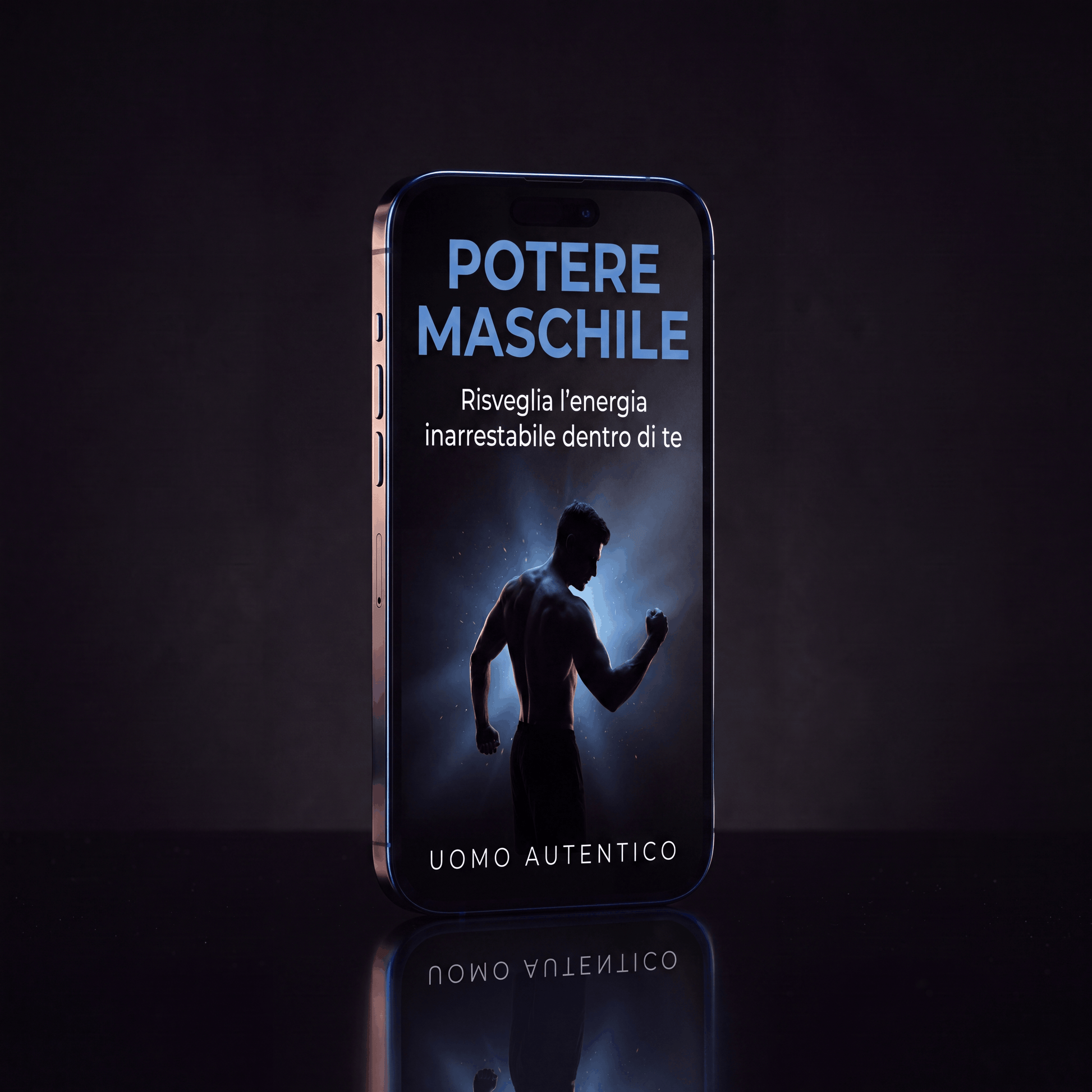 Copertina ebook Potere Maschile su iPhone, forza interiore ed energia maschile